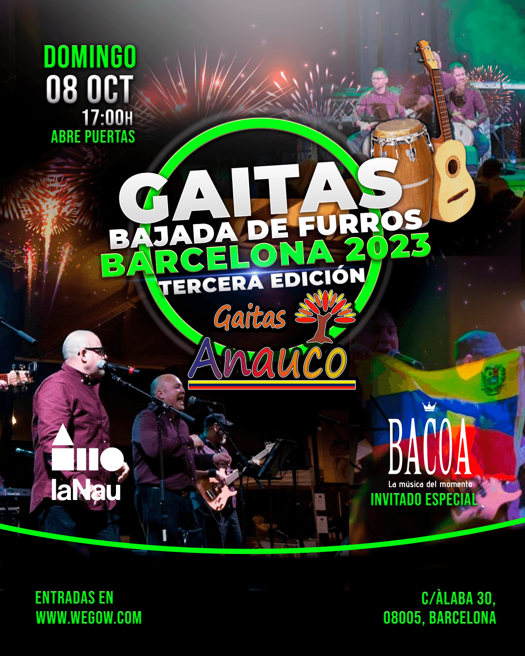 Afiche oficial de Gaitas Anauco
